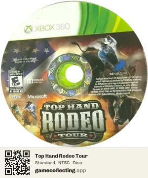 Top Hand Rodeo Tour Xbox 360, NTSC disc
