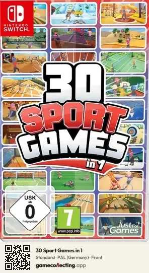 30 Sport Games in 1 Nintendo Switch, Germany box front
