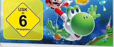 Super Mario Galaxy + Super Mario Galaxy 2, the USK square on its front