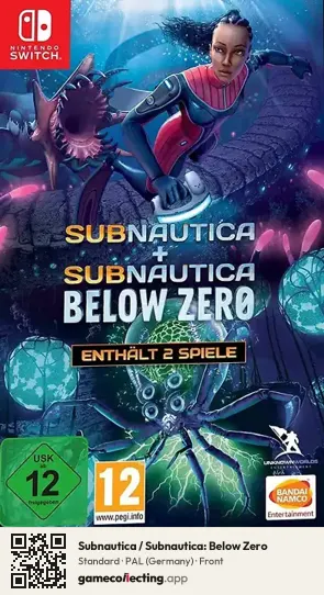 Subnautica / Subnautica: Below Zero Nintendo Switch, Germany box front