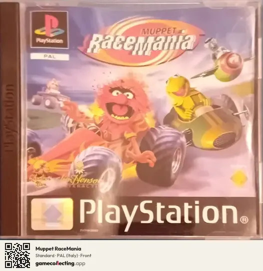 Muppet RaceMania PlayStation, Italy box front