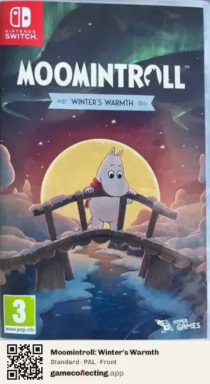Moomintroll: Winter's Warmth Nintendo Switch, PAL box front