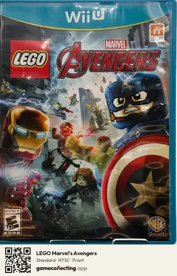 LEGO Marvel's Avengers Nintendo Wii U, NTSC box front