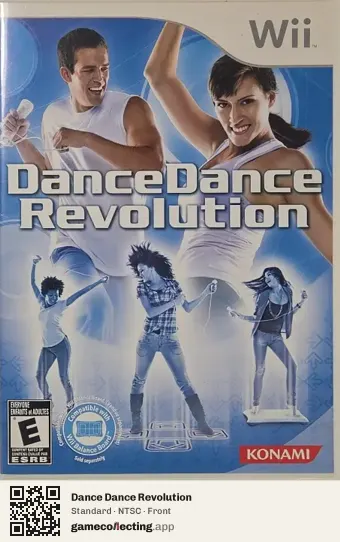 Dance Dance Revolution Nintendo Wii, NTSC box front