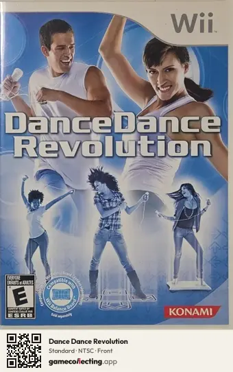 Dance Dance Revolution Nintendo Wii, NTSC box front