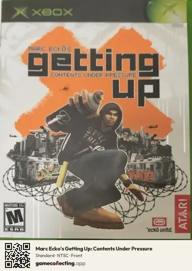 Marc Ecko's Getting Up: Contents Under Pressure Xbox, NTSC box front