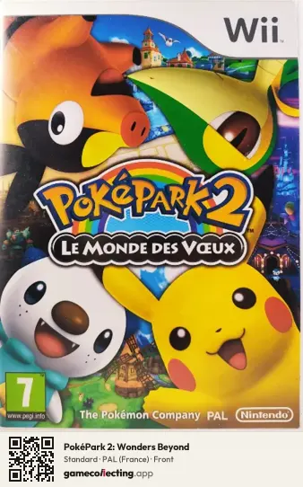 PokéPark 2: Wonders Beyond Nintendo Wii, France box front