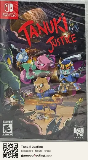 Tanuki Justice Nintendo Switch, NTSC box front