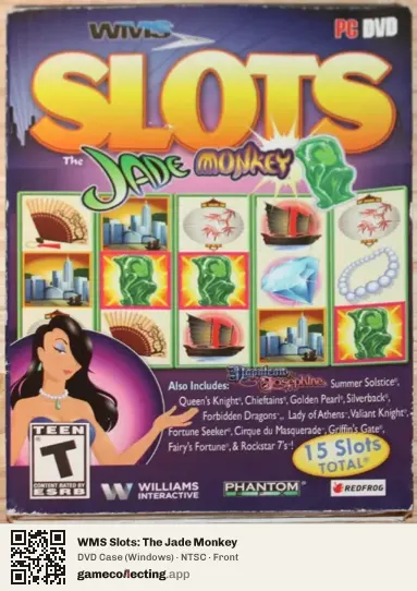 WMS Slots: The Jade Monkey Computer, NTSC box front