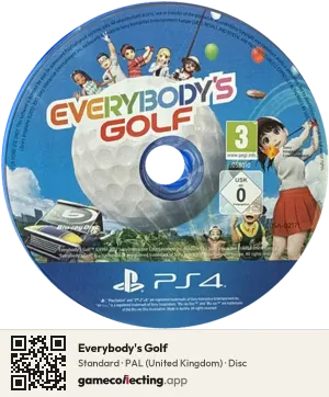Everybody's Golf PlayStation 4, PAL disc