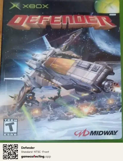 Defender Xbox, NTSC box front