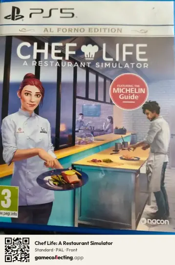 Chef Life: A Restaurant Simulator PlayStation 5, PAL box front