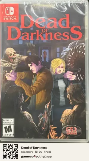 Dead of Darkness Nintendo Switch, NTSC box front