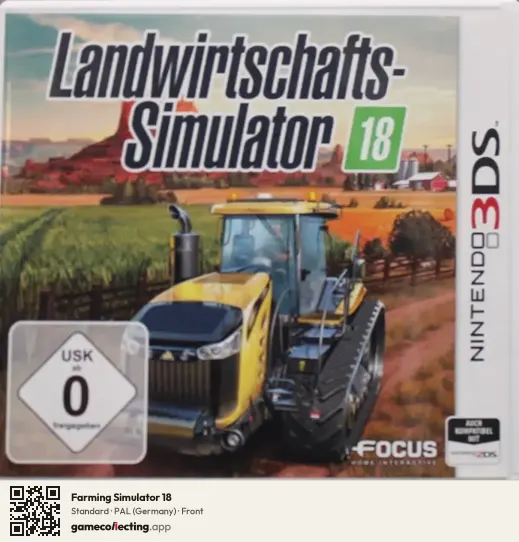 Farming Simulator 18 Nintendo 3DS, Germany box front