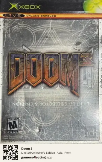 Doom 3 Xbox, Asia box front