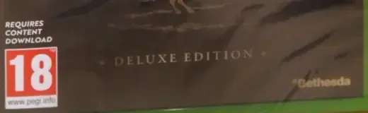 The Elder Scrolls IV: Oblivion Remastered, the PEGI square on its front