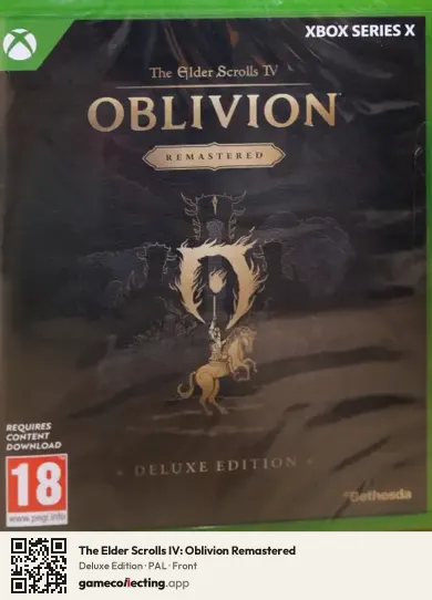 The Elder Scrolls IV: Oblivion Remastered Xbox Series X, PAL box front