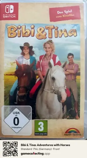 Bibi & Tina: Adventures with Horses Nintendo Switch, Germany box front