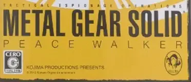 Metal Gear Solid: Peace Walker, the CERO letter on its front