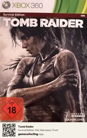 Tomb Raider Xbox 360, Germany box front