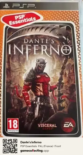 Dante's Inferno PlayStation Portable, France box front