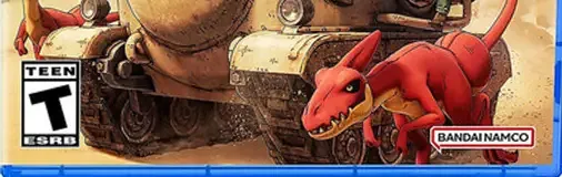 Sand Land, the ESRB box on its front