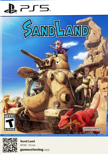 Sand Land PlayStation 5, NTSC box front