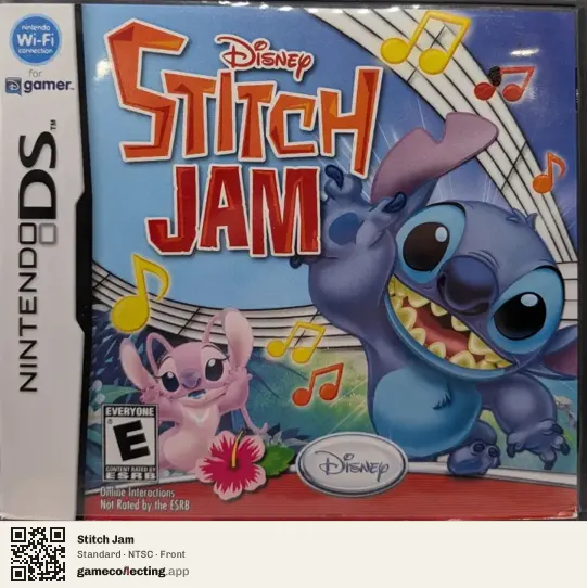 Stitch Jam Nintendo DS, NTSC box front