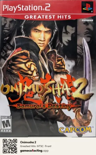 Onimusha 2 PlayStation 2, NTSC box front