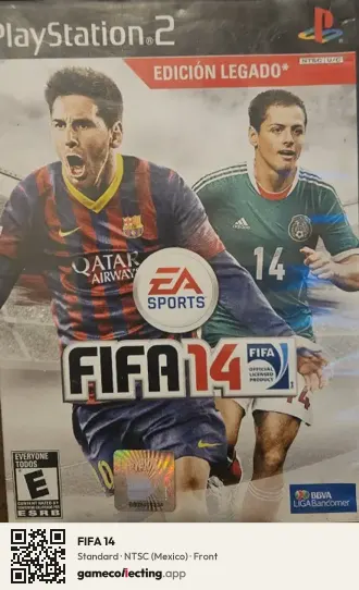 FIFA 14 PlayStation 2, Mexico box front