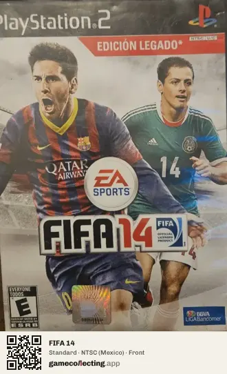 FIFA 14 PlayStation 2, Mexico box front
