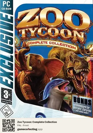 Zoo Tycoon: Complete Collection Computer, PAL box front