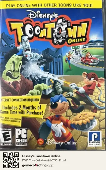 Disney's Toontown Online Computer, NTSC box front
