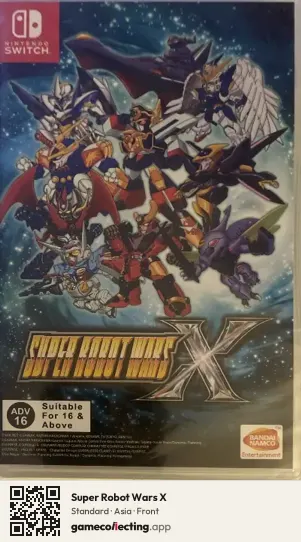 Super Robot Wars X Nintendo Switch, Asia box front