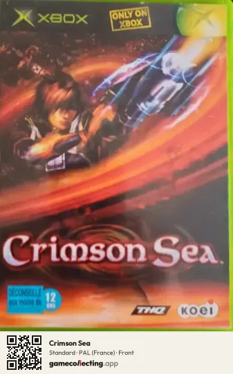 Crimson Sea Xbox, France box front