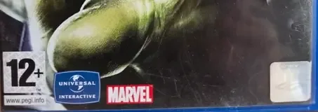 Hulk, the PEGI square on its front