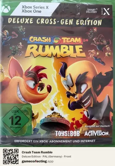 Crash Team Rumble Xbox Series X, Germany box front