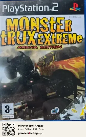 Monster Trux Arenas PlayStation 2, PAL box front