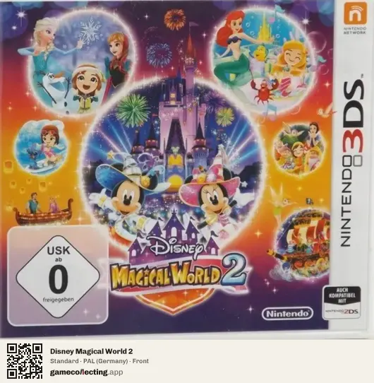 Disney Magical World 2 Nintendo 3DS, Germany box front