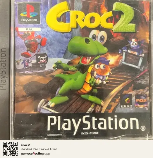Croc 2 PlayStation, France box front