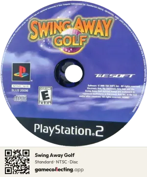 Swing Away Golf PlayStation 2, NTSC disc