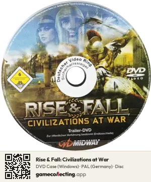 Rise & Fall: Civilizations at War Computer, PAL disc