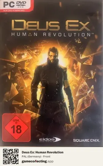 Deus Ex: Human Revolution Computer, Germany box front