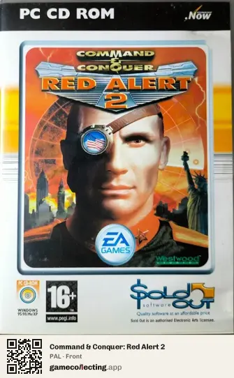 Command & Conquer: Red Alert 2 Computer, PAL box front