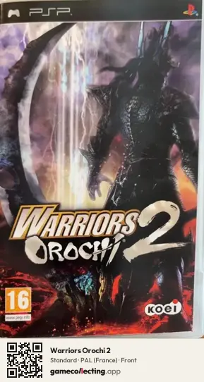 Warriors Orochi 2 PlayStation Portable, France box front
