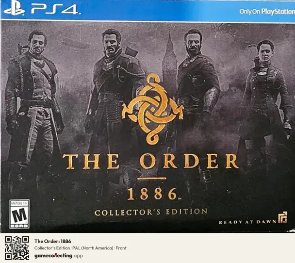 The Order: 1886 PlayStation 4, North America box front