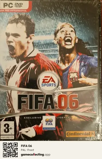 FIFA 06 Computer, PAL box front