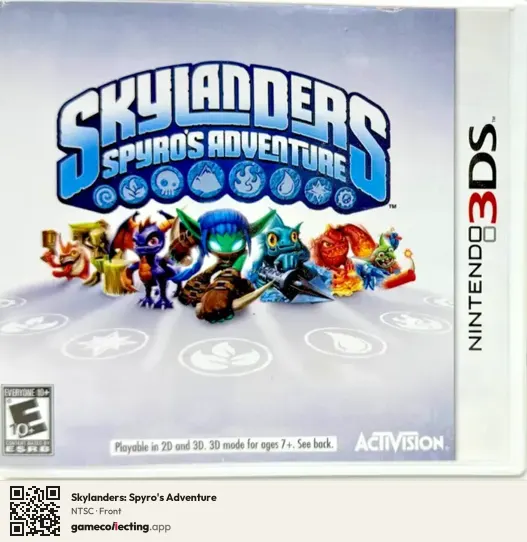 Skylanders: Spyro's Adventure Nintendo 3DS, NTSC box front
