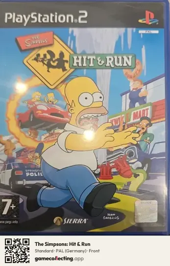 The Simpsons: Hit & Run PlayStation 2, Germany box front