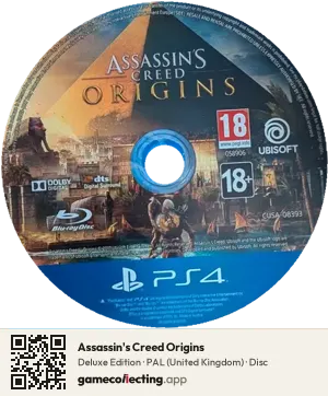 Assassin's Creed Origins PlayStation 4, PAL disc